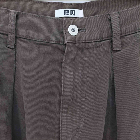ユニクロユー UNIQLO U デニムタックパンツ レディース 23