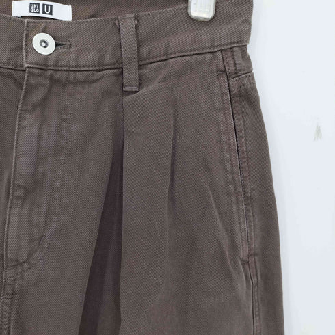 ユニクロユー UNIQLO U デニムタックパンツ レディース 23