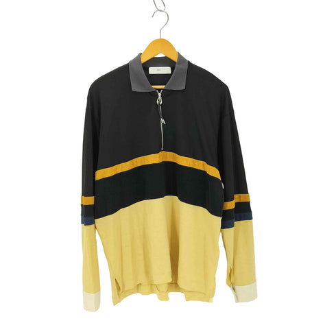 トーガビリリース TOGA VIRILIS 21SS マルチカラー ハーフジップ ニットポロ メンズ JPN:46