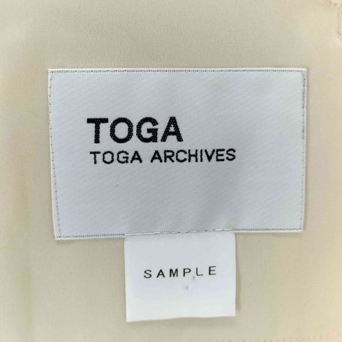 トーガアーカイブス TOGA ARCHIVES メタリックノーカラージャケット レディース