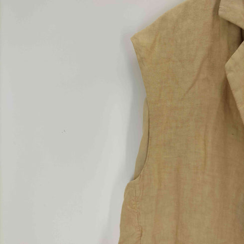 ザラ ZARA リネン100%ジレ レディース XS-S