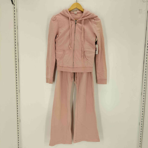 woodry ジップアップパーカー フレアパンツ セットアップ レディース M