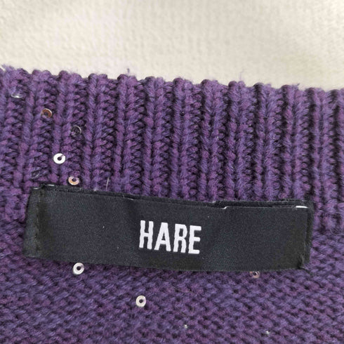 ハレ HARE スパンコールニットプルオーバー メンズ FREE