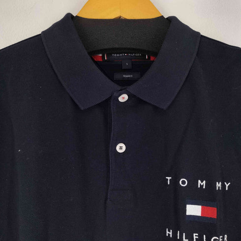 トミーヒルフィガー TOMMY HILFIGER S/S ロゴ刺繍 ポロシャツ メンズ JPN:S