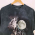 ザマウンテン the mountain オオカミプリントS/S Tシャツ ウルフ グラフィック メンズ JPN:L