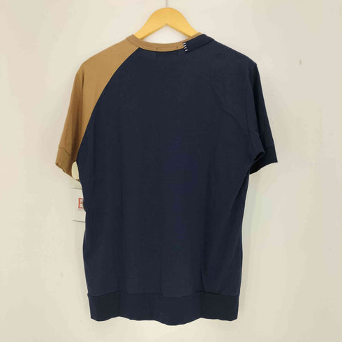 カラー kolor 21ss Asymmetric Border Tee ドッキングTシャツ メンズ JPN:1