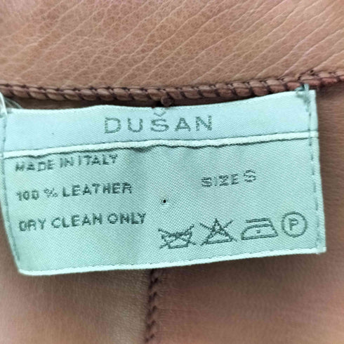 DUSAN イタリア製 スエードラペルジャケット レディース import:S