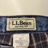 エルエルビーン L.L.Bean NATURAL FIT 裏地チェック デニムパンツ バギーデニム メンズ 33×29