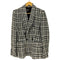 ザラ ZARA グレンチェック ダブルテーラードジャケット レディース import:S