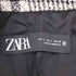 ザラ ZARA グレンチェック ダブルテーラードジャケット レディース import:S