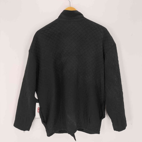エレントレーシー Ellen Tracy シルク100%スタンドカラーキルティングジャケット レディース import:M