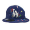 ニューエラ NEW ERA 59FIFTY ロゴ刺繍 6パネル ペイント加工 キャップ Los Angeles Dodgers メンズ 58.7cm