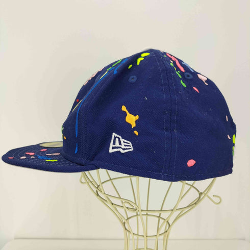 ニューエラ NEW ERA 59FIFTY ロゴ刺繍 6パネル ペイント加工 キャップ Los Angeles Dodgers メンズ 58.7cm