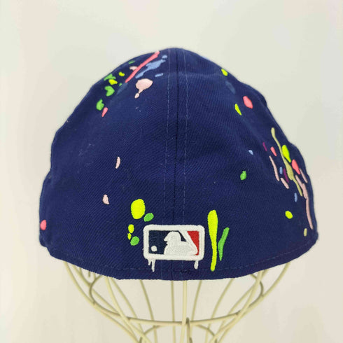 ニューエラ NEW ERA 59FIFTY ロゴ刺繍 6パネル ペイント加工 キャップ Los Angeles Dodgers メンズ 58.7cm