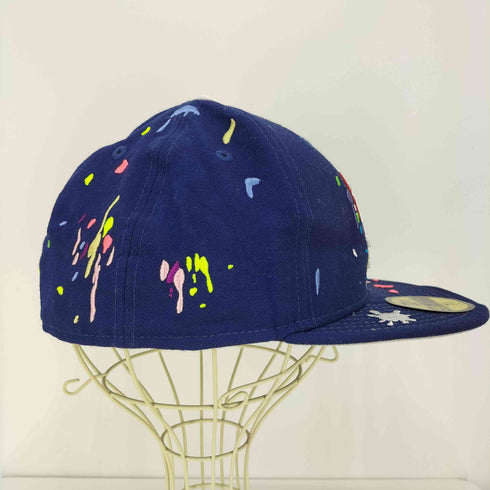 ニューエラ NEW ERA 59FIFTY ロゴ刺繍 6パネル ペイント加工 キャップ Los Angeles Dodgers メンズ 58.7cm