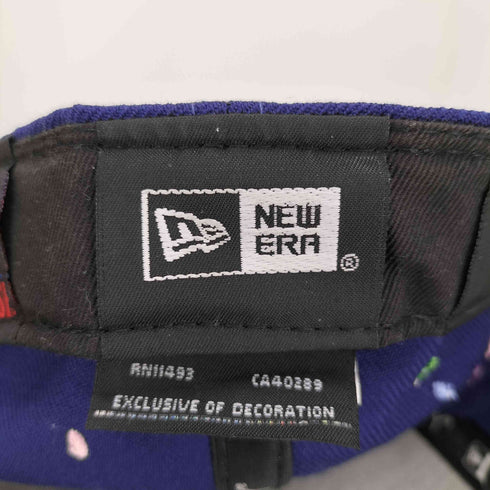 ニューエラ NEW ERA 59FIFTY ロゴ刺繍 6パネル ペイント加工 キャップ Los Angeles Dodgers メンズ 58.7cm