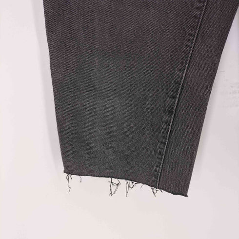 リーバイス Levis 93年製 USA製 ボタン裏544 後染めブラックデニム レディース 5 M