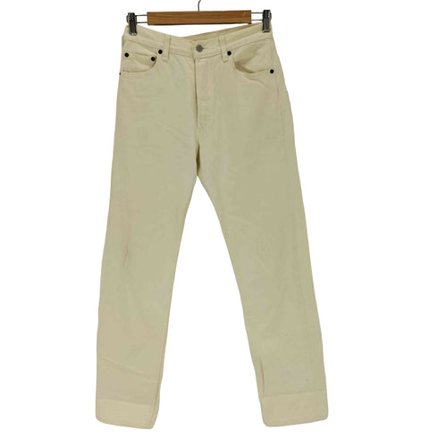 リーバイス Levis 97年製 USA製 ボタン裏532 501 ボタンフライホワイトデニム メンズ W30L32