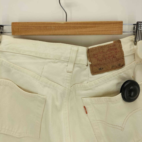 リーバイス Levis 97年製 USA製 ボタン裏532 501 ボタンフライホワイトデニム メンズ W30L32