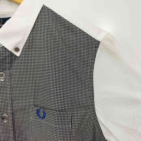 フレッドペリー FRED PERRY Panel Check Shirt パネルチェックシャツ メンズ import:S