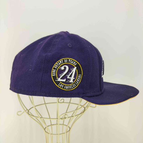 ニューエラ NEW ERA 59FIFTY ロゴ刺繍 6パネル キャップ Los Angeles Lakers メンズ 60.6cm