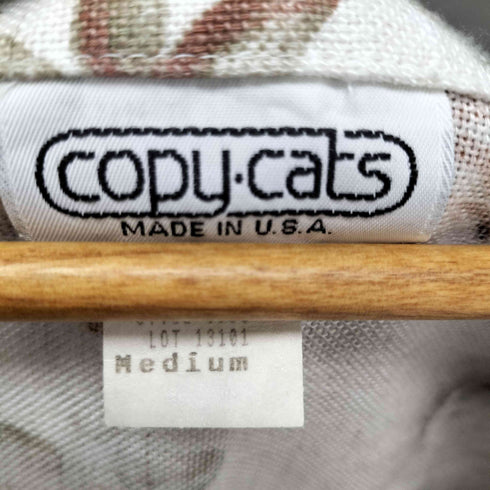 COPY CATS MADE IN USA ボタンレス花柄テーラードジャケット レディース import:M