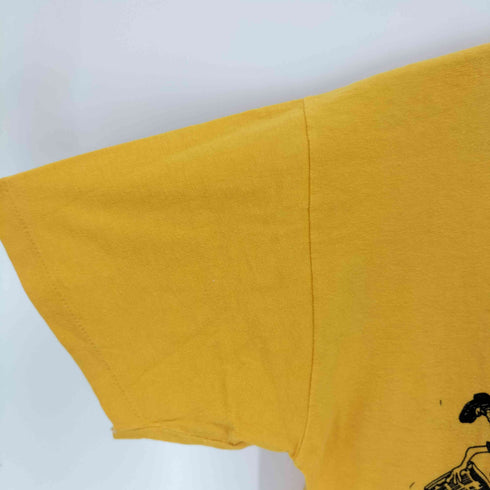ヘインズ Hanes USA製 シングルステッチ両面プリントTシャツ メンズ import:M