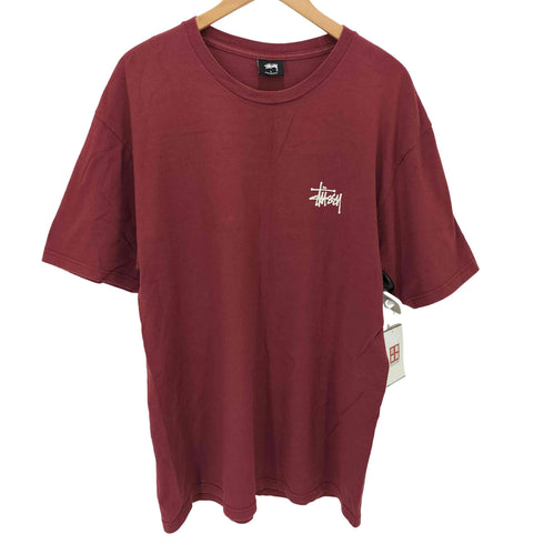 ステューシー Stussy LOGO S/S TEE ショーンフォント ロゴ 両面 プリント クルーネック Tシャツ メンズ import:L