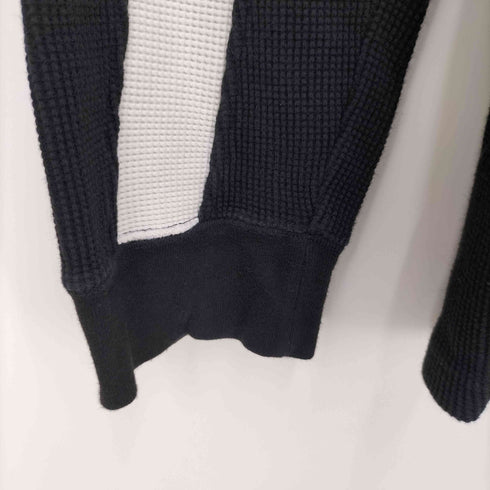 シュプリーム Supreme 18AW PANEL STRIPE WAFFLE THERMAL パネル ストライプ ワッフル サーマル メンズ JPN:L