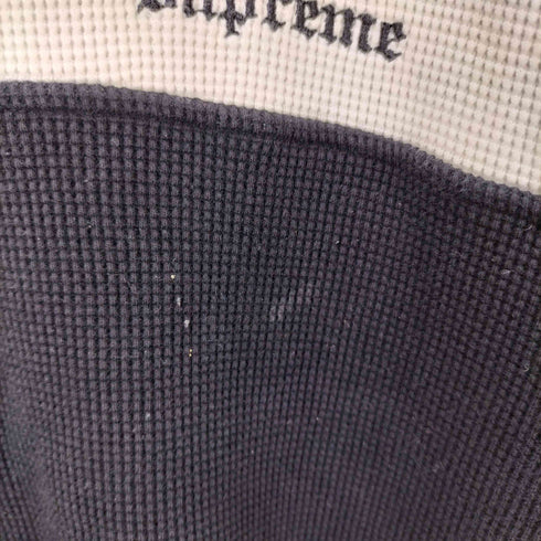 シュプリーム Supreme 18AW PANEL STRIPE WAFFLE THERMAL パネル ストライプ ワッフル サーマル メンズ JPN:L