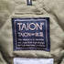 タイオン TAION ミリタリー Vネックジップ ダウンジャケット メンズ import:L