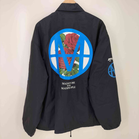 アンダーカバー UNDERCOVER MADCIRCLE ROSE COACH JACKET ロゴ フラワーモチーフ コーチジャケット メンズ JPN:4
