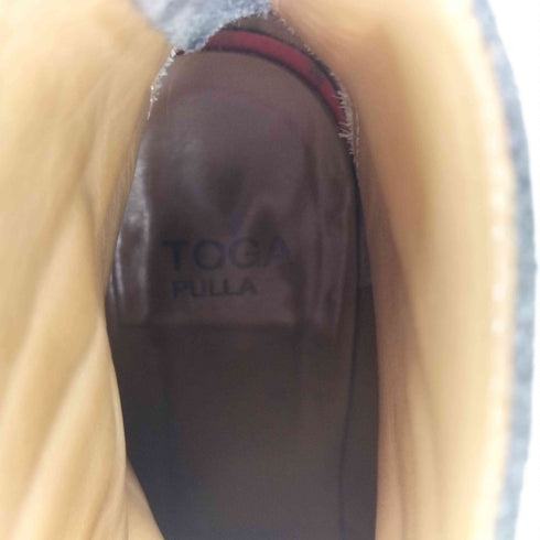 トーガプルラ TOGA PULLA バイカラースエードブーツ レディース JPN:37