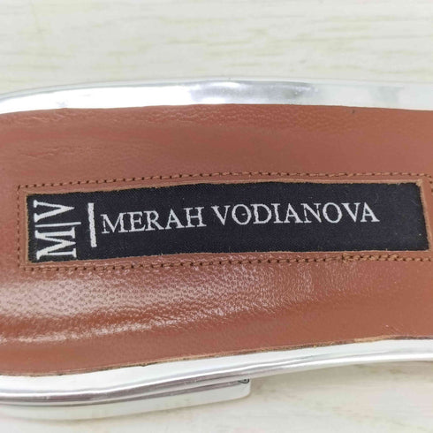 MERAH VODIANOVA イタリア製 PVC フラワーデザインクリアパンプス レディース EUR:36