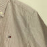 トミーヒルフィガー TOMMY HILFIGER REGULAR FIT ストライプ ボタンダウン 半袖 シャツ メンズ import:M