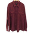 ジョージ GEORGE SUEDED ソフト フェイク スウェード チェック L/S レギュラーカラー シャツ ビッグサイズ メンズ 3XL