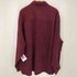 ジョージ GEORGE SUEDED ソフト フェイク スウェード チェック L/S レギュラーカラー シャツ ビッグサイズ メンズ 3XL