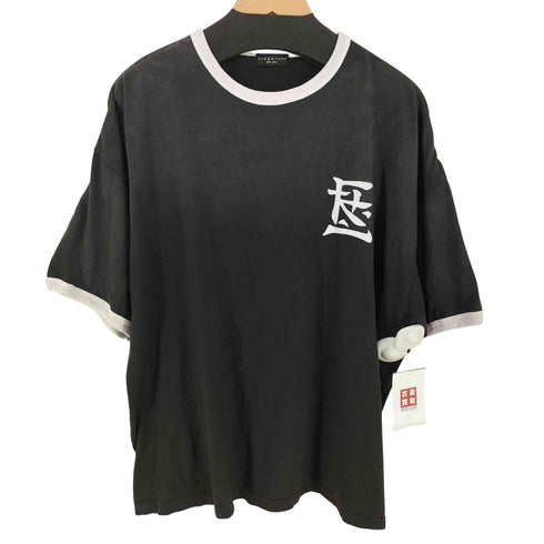 フラグスタフ F-LAGSTUF-F RINGER TEE(KANJI LOGO) メンズ JPN:L
