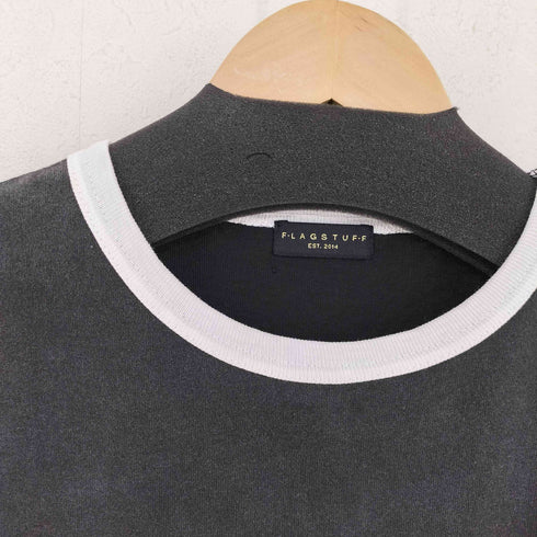 フラグスタフ F-LAGSTUF-F RINGER TEE(KANJI LOGO) メンズ JPN:L