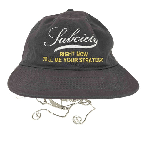 サブサエティ Subciety UNSTRUCTURED CAP メンズ