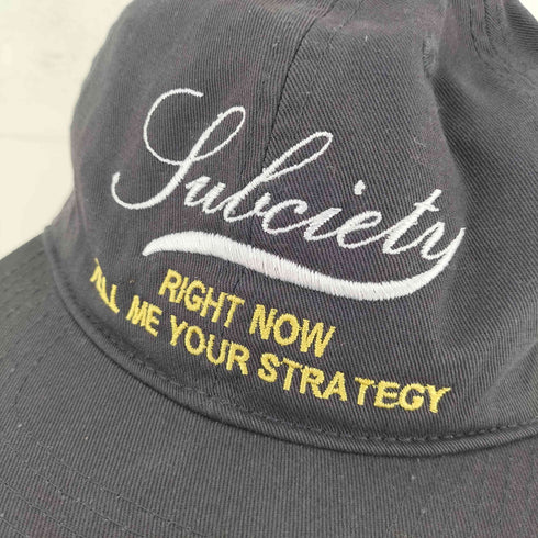 サブサエティ Subciety UNSTRUCTURED CAP メンズ
