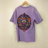 GRAF&WU ドーベルマン プリント バック サテン ワッペン S/S クルーネック Tシャツ メンズ import:XL