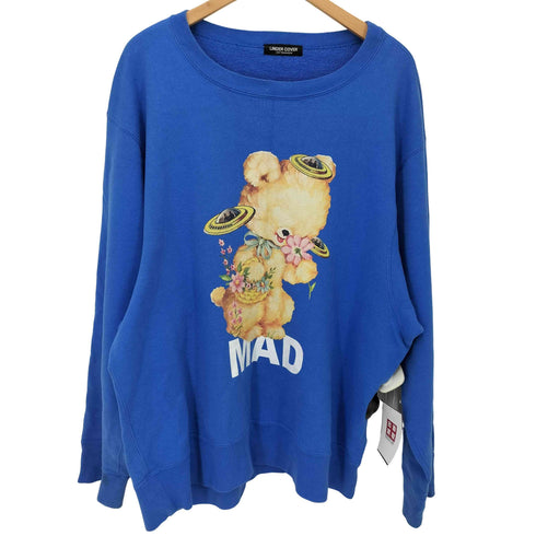 アンダーカバー UNDERCOVER MAD CREWNECK SWEATSHIRT ベア プリント クルーネック スウェット メンズ JPN:3