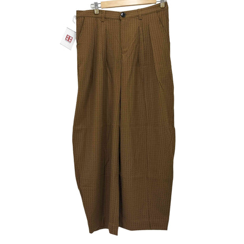 GRNL 変形 タック ワイド バルーン スラックス パンツ メンズ XL