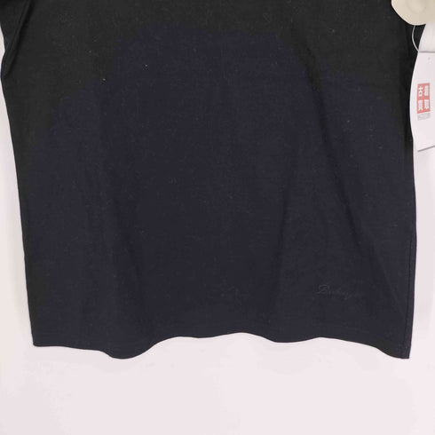 バーバリーズ BURBERRYS メッシュ ネック 切替 ロゴ 刺繍 S/S Tシャツ レディース import:M