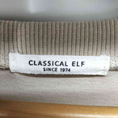 クラシカルエルフ CLASSICAL ELF 胸刺繍ウエストドロストティアードワンピース レディース JPN:M
