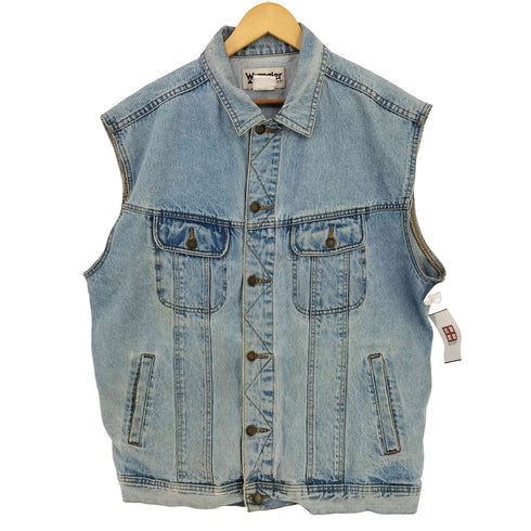ラングラー Wrangler 90S デニムベスト メンズ