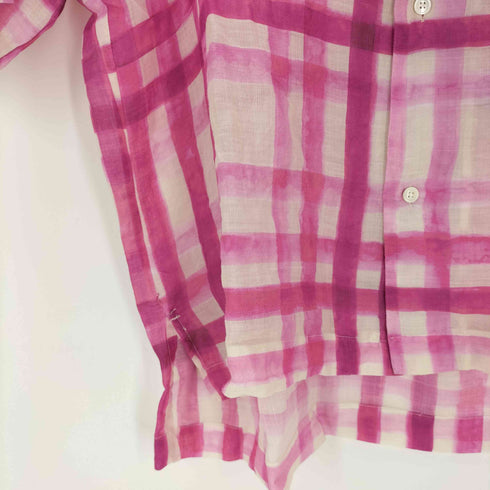 ザラ ZARA check print shirt limited edition メンズ import:M