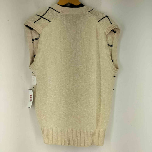 ATLA NTIQUE シルクコットン チェックニットベスト メンズ JPN:M