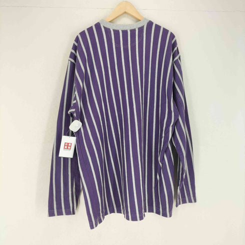 ペペジーンズロンドン PEPE JEANS LONDON MADE IN USA コットンストライプL/S TEE メンズ JPN:L